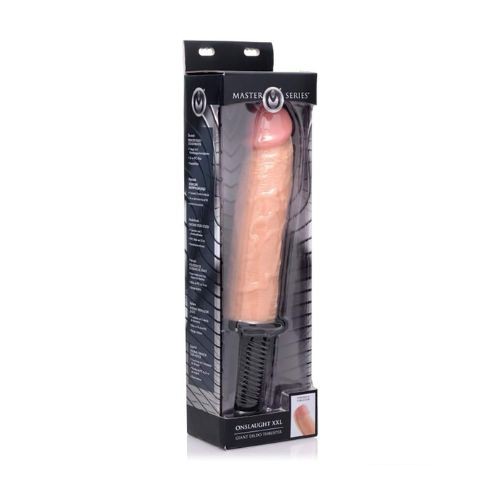 13 Mode Vibrating Giant Dildo Thruster - Back View