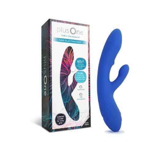 plusOne Luxe Dual Rabbit Vibrator for Women - Front View