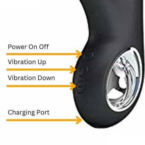 Pretty Love Carina 7 Function Rabbit Vibrator - Detail View