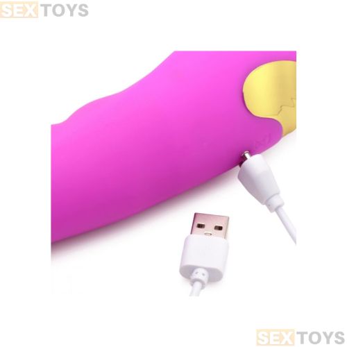 INMI Thrusting Silicone G-Spot Vibrator for Women - Detail View