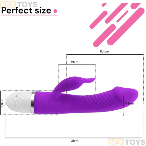 Xoxo G-spot Rabbit Vibrator For Women  - Side View