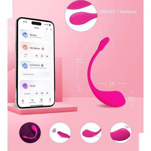 Lovense LUSH 2 Wireless App Control Vibrator - Detail View