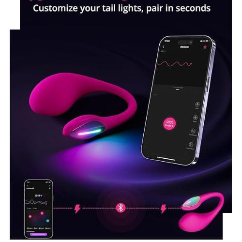 Lovense LUSH 4 Wireless App Control Smart Vibrator - Side View