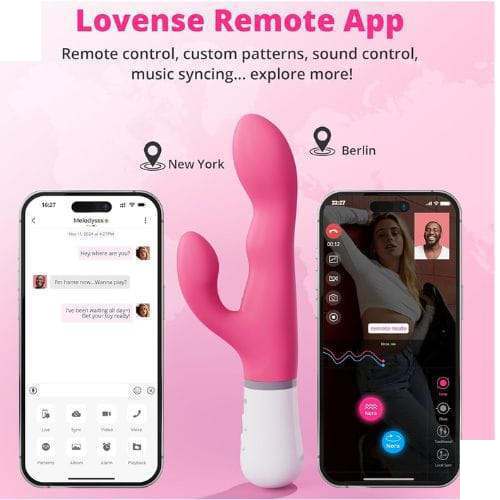 Lovense NORA Wireless App Control Rabbit Vibrator - Side View