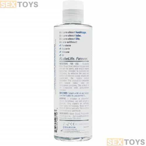 Lube Life Water-Based Anal Lubricant, Personal Backdoor - Side View