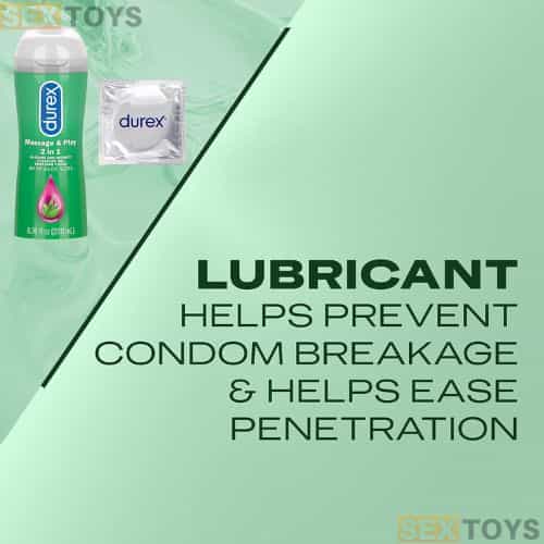 Durex Massage & Play 2 in 1 Lubricant - Back View
