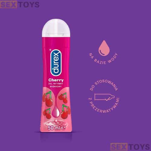 Durex Play Very Cherry Lubricant - Side View