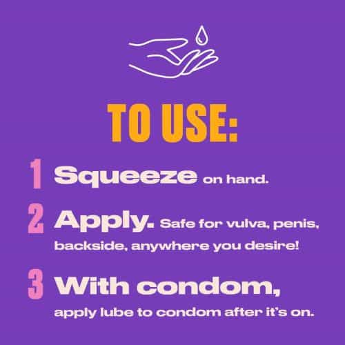 Trojan Arouses & Releases Personal Lubricant - Back View