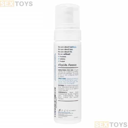 Toy Life Foaming Sex Toy Cleaner, Easy to Use - Side View