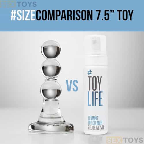 Toy Life Foaming Sex Toy Cleaner, Easy to Use - Back View