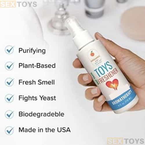 Buy All Natural Sex Toy Cleaner Spray - Side View