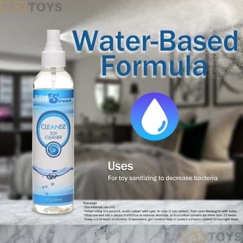 Cleanstream Sex Toy Cleaner Spray - Side View