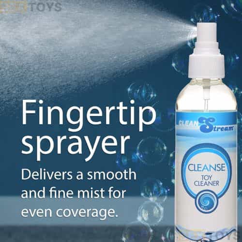 Cleanstream Sex Toy Cleaner Spray - Back View