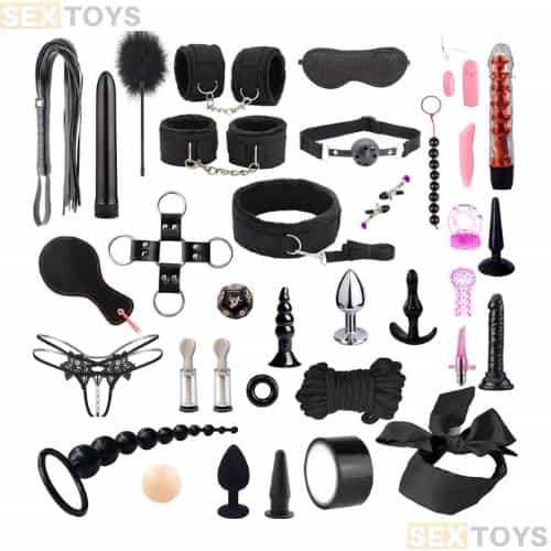 35PCS Adult Bondage Bdsm Kit Restraint Set for Couple
