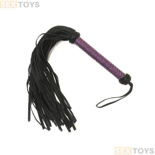 Whip Master 24" Flogger Whip Leather 40 Fringes
