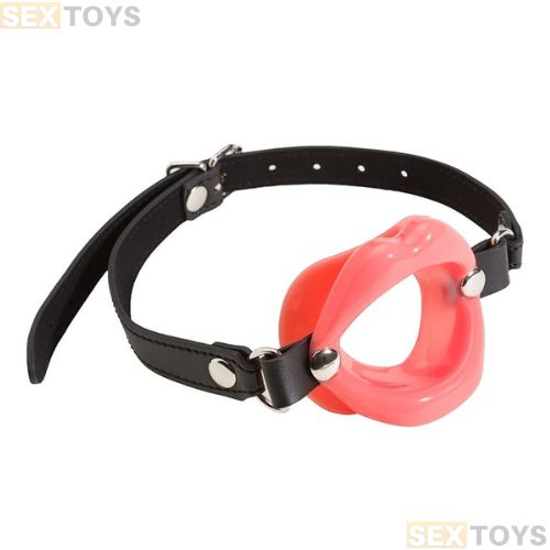 Silicone Soft Lips Shape Open O Ring Mouth Gag