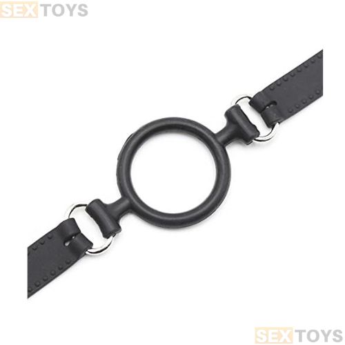 BDSM O Ring Open Mouth Gag Fetish Slave - Detail View
