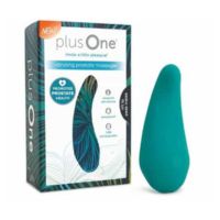 PlusOne vibrating prostate massager teal
